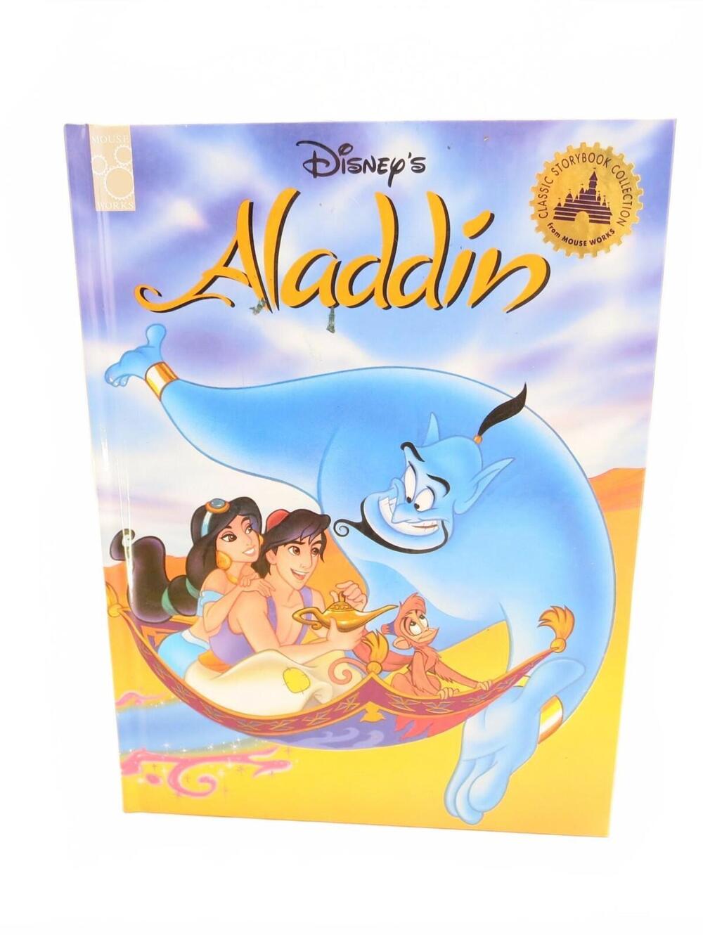 Vintage Aladdin 1992 Walt Disney Large Classic Storybook Series